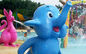Water Sprayground Aqua Play Water Park, Monkey Cartoon Shaped Spray Park Equipment