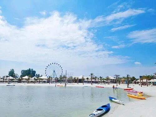 Dernière affaire concernant Artificial Lagoon | Crystal-Clear Swimming Lagoon with Beach Entry for Resorts & Hotels | Vison Waterparks
