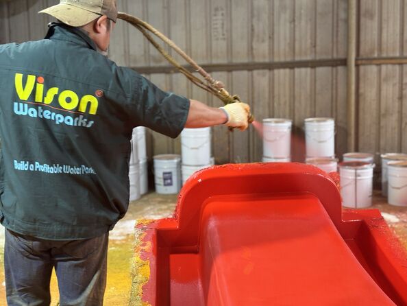GUANGZHOU VISON INTERNATIONAL WATER PARK EQUIPMENT CO.,LTD ligne de production en usine