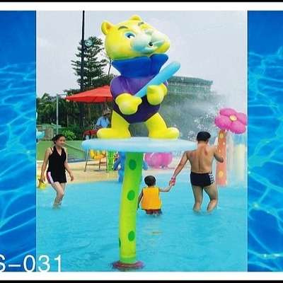 qualité  Customized Fiberglass Spray Park Equipment, Spray Cat Water Sprayground For Kids Adults Usine