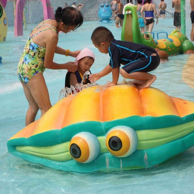 qualité  Fiberglass Water Playground Equipment Spray Shell Aqua Play For Amusement Park Usine