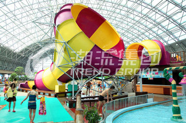 La petite piscine de fibre de verre diapositive la glissière d'eau de tornade de 30x20m pour le terrain de jeu de l'eau dans le parc aquatique