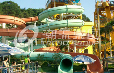 Tours de parc aquatique de FPR avec l'attraction géante de parc aquatique d'OEM de taille de plate-forme de 10.8m