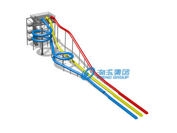 La glissière d'eau en plastique adulte commerciale du produit/de fibre de verre de waterpark de combinantion glisse