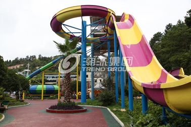 Glissière faite sur commande d'Aqua de boomerang de glissières d'eau de fibre de verre/parc d'attractions pour le parc aquatique géant