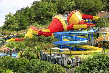 Vallée énorme de mauvaise humeur de glissières d'eau de fibre de verre pour les adolescents/équipement de parc aquatique