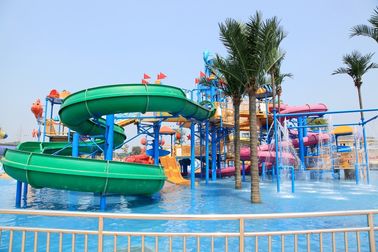 Plate-forme moyenne commerciale de terrain de jeu d'Aqua de Chambre de l'eau avec la glissière d'eau pour le parc aquatique
