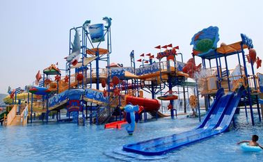 Plate-forme moyenne commerciale de terrain de jeu d'Aqua de Chambre de l'eau avec la glissière d'eau pour la Chambre de l'eau