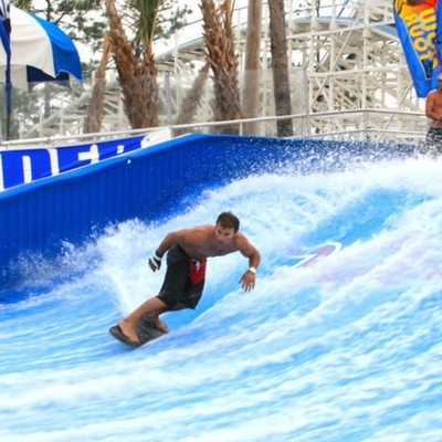 Tour de l'eau de Flowrider de jeu d'Aqua pour la glissière d'eau surfante faisante de la planche à roulettes de fibre de verre de sport