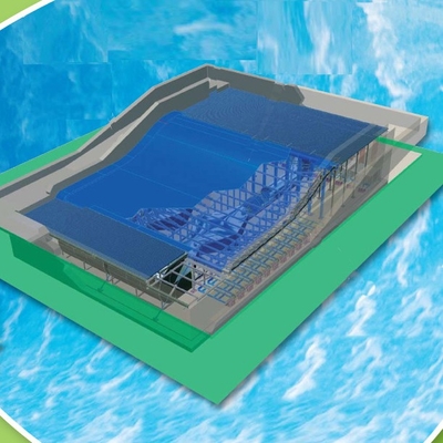 Tour de l'eau de Flowrider d'attraction, panneau simple imperméable de dérapage de vague de cavalier