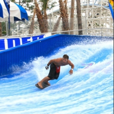 Simulation de l'embarquement de ressac d'équipement de parc à thème de surf de l'eau de Flowider