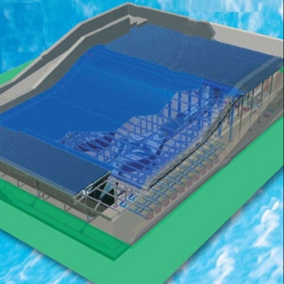 Tour extérieur de l'eau de Flowrider de jeu d'Aqua pour le sport surfant faisant de la planche à roulettes