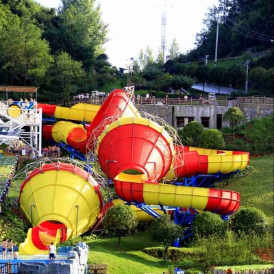 Vallée extérieure drôle de mauvaise humeur de fibre de verre de glissière d'eau de parc pour 480 cavaliers par heure