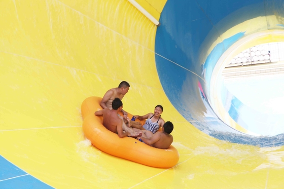 Taille adaptée aux besoins du client de diapositive 14.6m de tornade de parc aquatique de fibre de verre d'adultes pour le parc aquatique