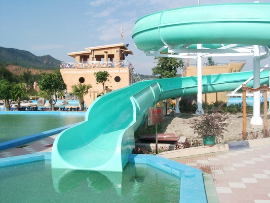 304 OEM de largeur de diapositives d'eau de fibre de verre de vis d'acier inoxydable 1m pour le parc aquatique