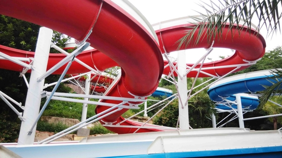 304 OEM de largeur de diapositives d'eau de fibre de verre de vis d'acier inoxydable 1m pour le parc aquatique