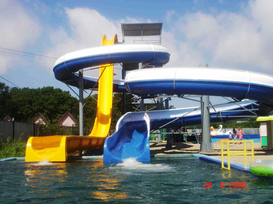 Hôtel géant local fait sur commande de glissières d'eau de parc aquatique pour des vacances