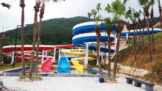 Fibre de verre faite sur commande extérieure de glissières d'eau, équipement populaire de parc aquatique pour l'adulte