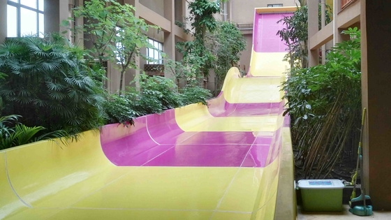 Waterslides passionnants de fibre de verre de piscine d'Aqua d'équipement géant de parc