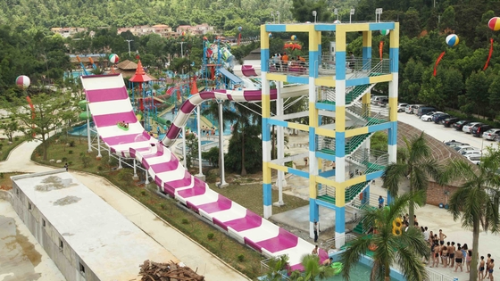Équipement géant de parc d'Aqua excitant des Waterslides de piscine de Swwiming pour le parc aquatique