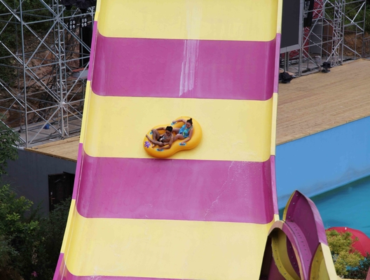 Grandes glissières d'eau faites sur commande, glissière d'Aqua de boomerang de parc d'attractions pour 2 personnes dans le parc aquatique