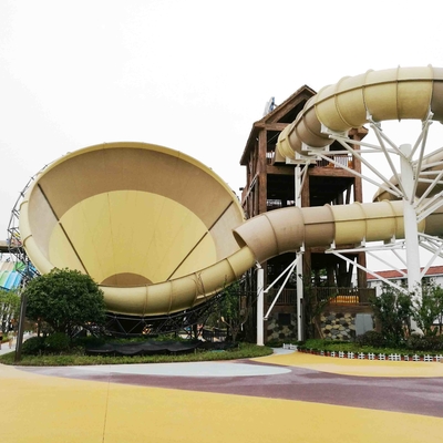 Arrosez les glissières d'eau d'équipement/fibre de verre de terrain de jeu dans le parc aquatique orienté