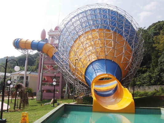 Les glissières d'eau moyennes extérieures de fibre de verre de tourbillon pour le parc aquatique folâtrent