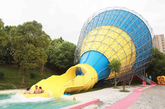 Grand certificat fort de la CE de GV de glissières d'eau de fibre de verre de tornade pour le parc aquatique