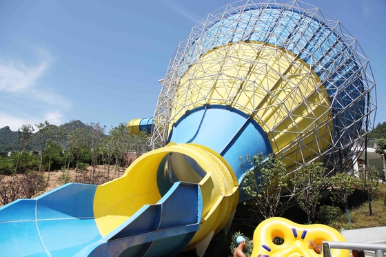 Les glissières d'eau adaptées aux besoins du client de fibre de verre pour la famille/Aqua jouent le parc aquatique