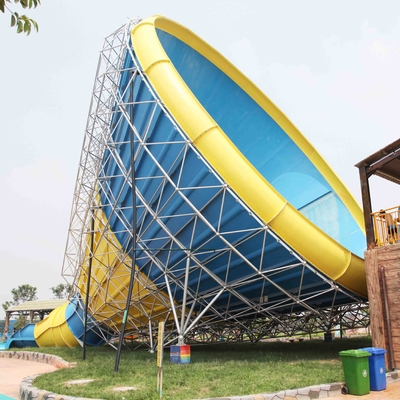 Glissières d'eau durables de fibre de verre pour le parc aquatique géant, grande glissière d'eau de tornade