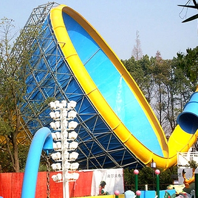 Glissières d'eau durables de fibre de verre pour le parc aquatique géant, grande glissière d'eau de tornade