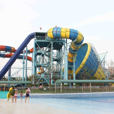 Grandes glissières d'eau de fibre de verre de tornade pour l'équipement de Waterpark d'aventure d'amusement pour le parc aquatique