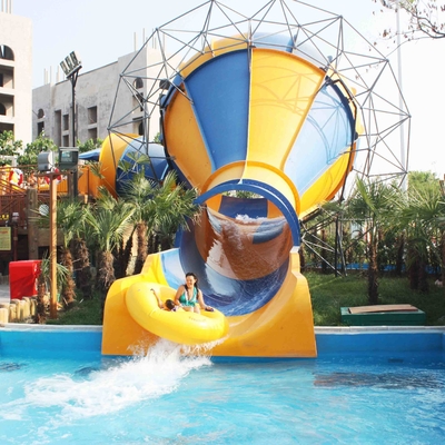 Glissière de jeu d'intérieur de l'eau de Comercial petits/tour 100m3 de parc aquatique/approvisionnement en eau d'heure