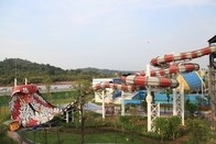 Glissières d'eau adultes de fibre de verre de parc d'attractions avec le cadre d'acier au carbone galvanisé