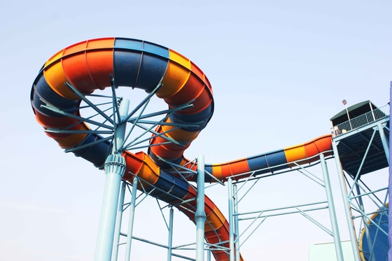 L'Aqua galvanisé d'acier au carbone glisse pour le projet de waterpark, glissière d'eau de piscine