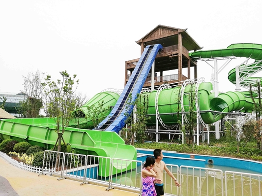 Glissières d'eau commerciales de fibre de verre d'anaconda pour l'amusement Waterpark d'aventure
