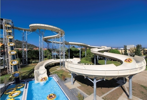 Glissière d'eau durable de fibre de verre pour l'amusement de l'eau d'Interacetive de famille en parc d'Aqua
