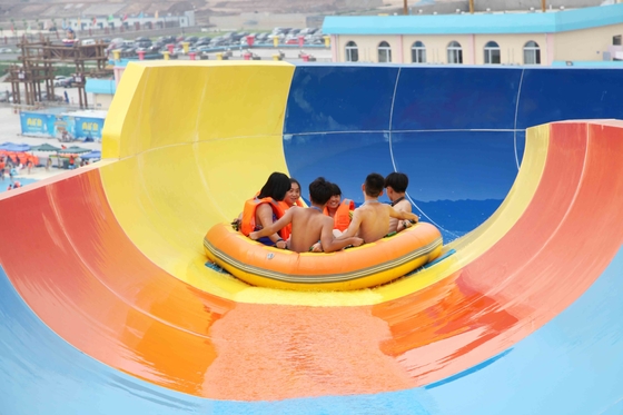 L'équipement galvanisé de parc d'Aqua d'acier au carbone de mauvaise humeur glisse pour le parc aquatique d'aventure