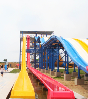 Équipement libre de glissière d'eau d'automne de fibre de verre extérieure de parc d'attractions pour le parc aquatique d'Outdor