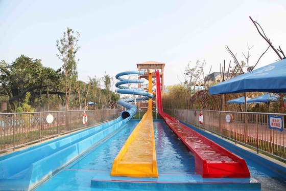 Glissières d'eau commerciales pour les enfants, équipement extérieur de terrain de jeu pour le parc aquatique