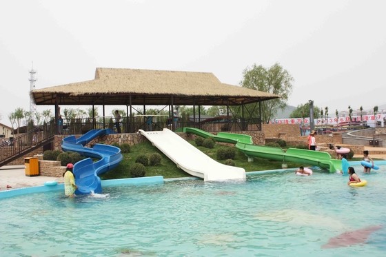 FRP badine la glissière d'eau de Combinaton par le corps ou le radeau pour la construction extérieure de parc aquatique