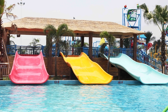 FRP badine la glissière d'eau de Combinaton par le corps ou le radeau pour la construction extérieure de parc aquatique
