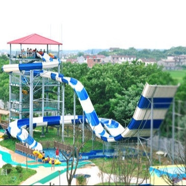 Le projet de Waterpark de station de vacances de fibre de verre, géant glisse des projets de tours pour le parc aquatique