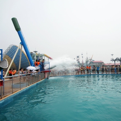 Glissières d'eau de bain métallique de boule de canon de la coutume 12.5m pour l'équipement de parc aquatique