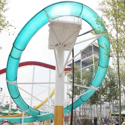 Glissières d'eau de fibre de verre de parc d'Aqua d'ExcitingSlide, taille 16m de plate-forme