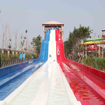 Glissières d'eau de fibre de verre d'acier inoxydable avec la couleur d'arc-en-ciel pour des enfants/adultes dans le parc aquatique