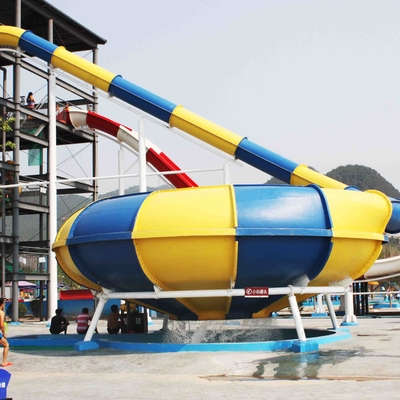 Longues grandes glissières d'eau adultes pour la capacité de parc d'attractions/de glissières d'eau cuvette de l'espace 180riders/H
