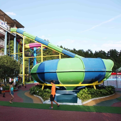 Longues grandes glissières d'eau adultes pour la capacité de parc d'attractions/de glissières d'eau cuvette de l'espace 180riders/H