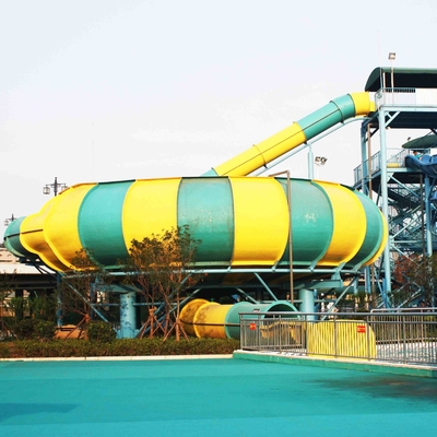 glissières d'eau géantes de l'espace de glissières d'eau de fibre de verre de parc d'Aqua d'amusement de plate-forme de 16m