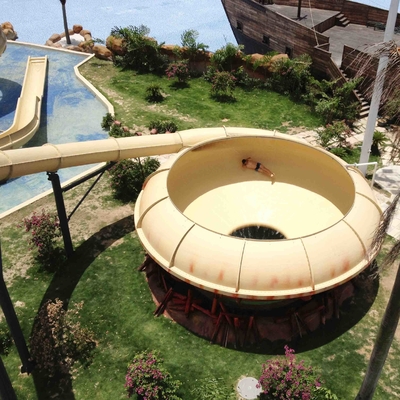 Équipements de parc aquatique de fibre de verre de glissière d'eau de cuvette de l'espace pour le parc d'Aqua d'adultes